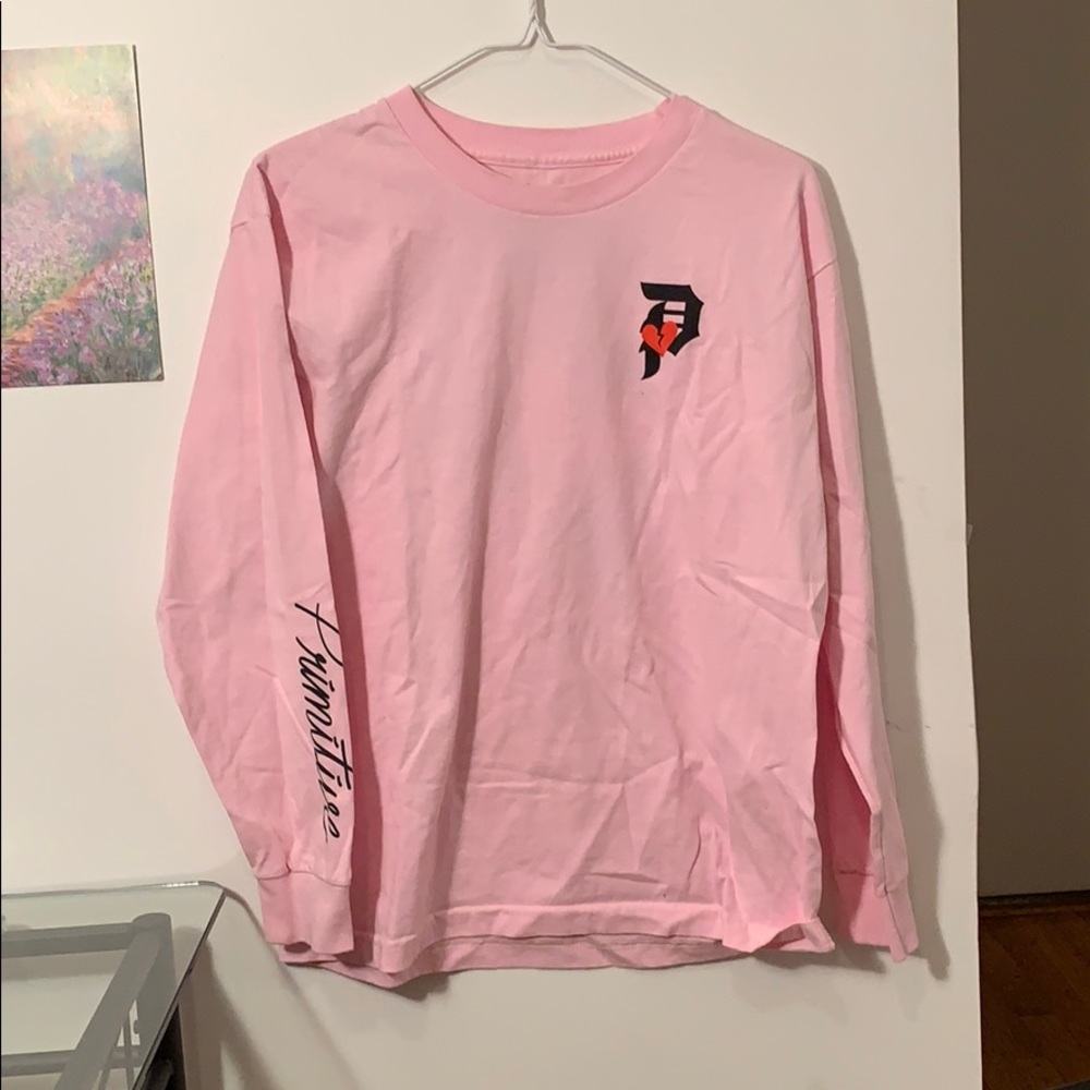 PRIMITIVE LIGHT PINK LONGSLEEVE